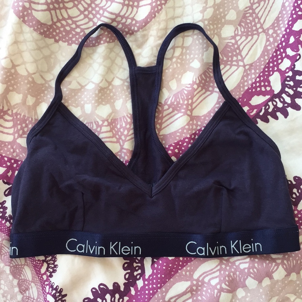 NWOT Calvin Klein Bralette - Navy